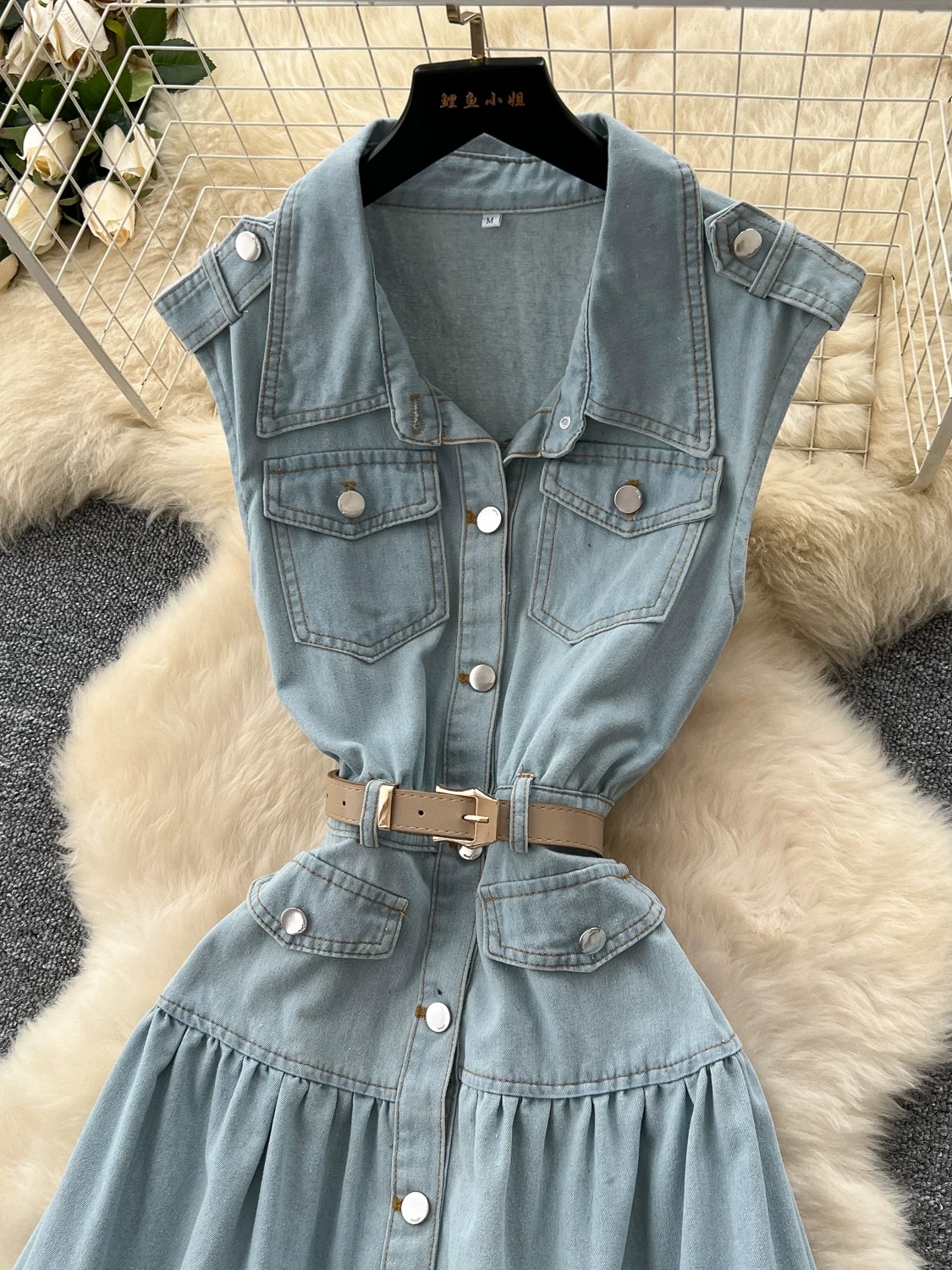 Isadora denim dress DD107 images